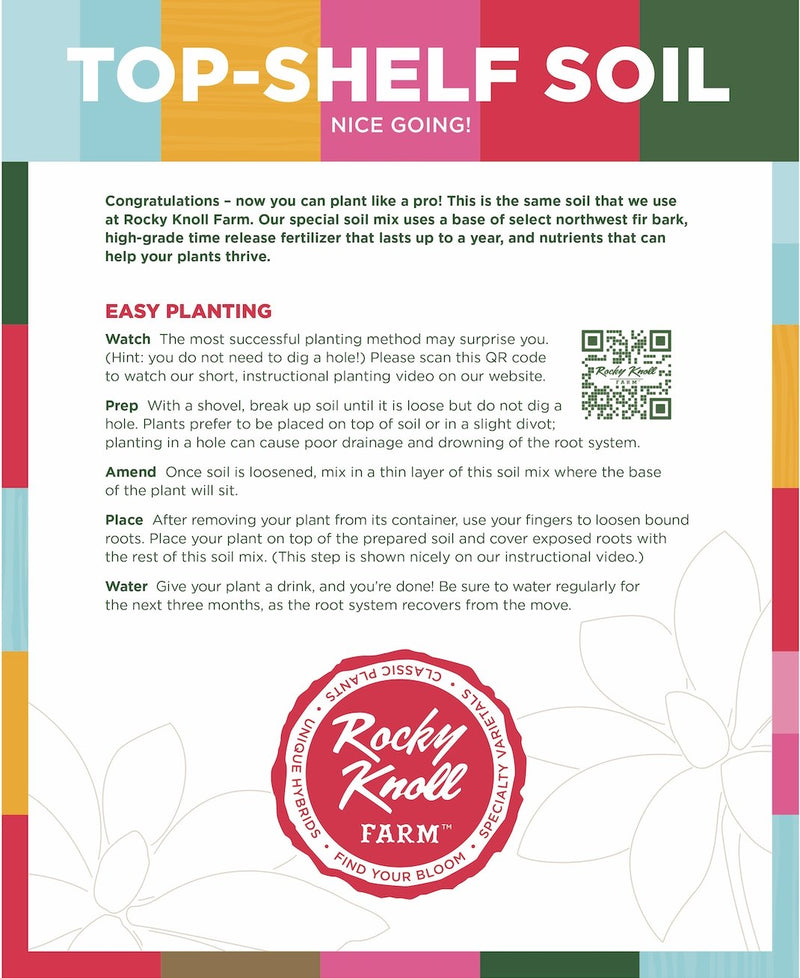 Rocky Knoll Farm Starter Soil Kit plant from Rocky Knoll Farm